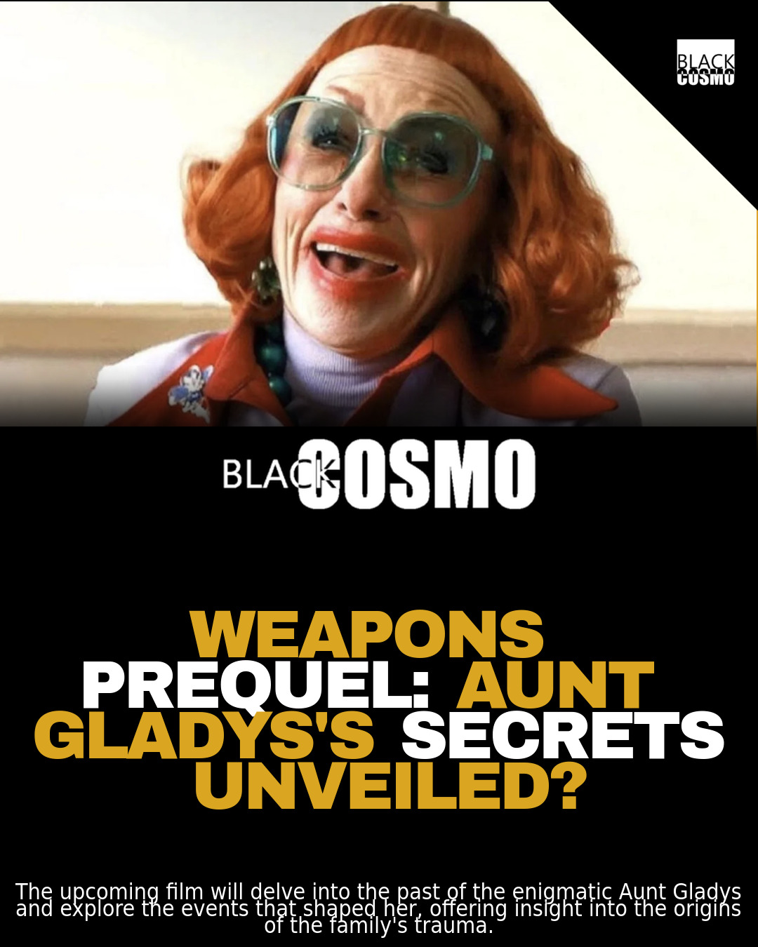 Weapons: Aunt Gladys Prequel Confirmed! Franchise Future? Weapons: Aunt Gladys Prequel Confirmed! Franchise Future?