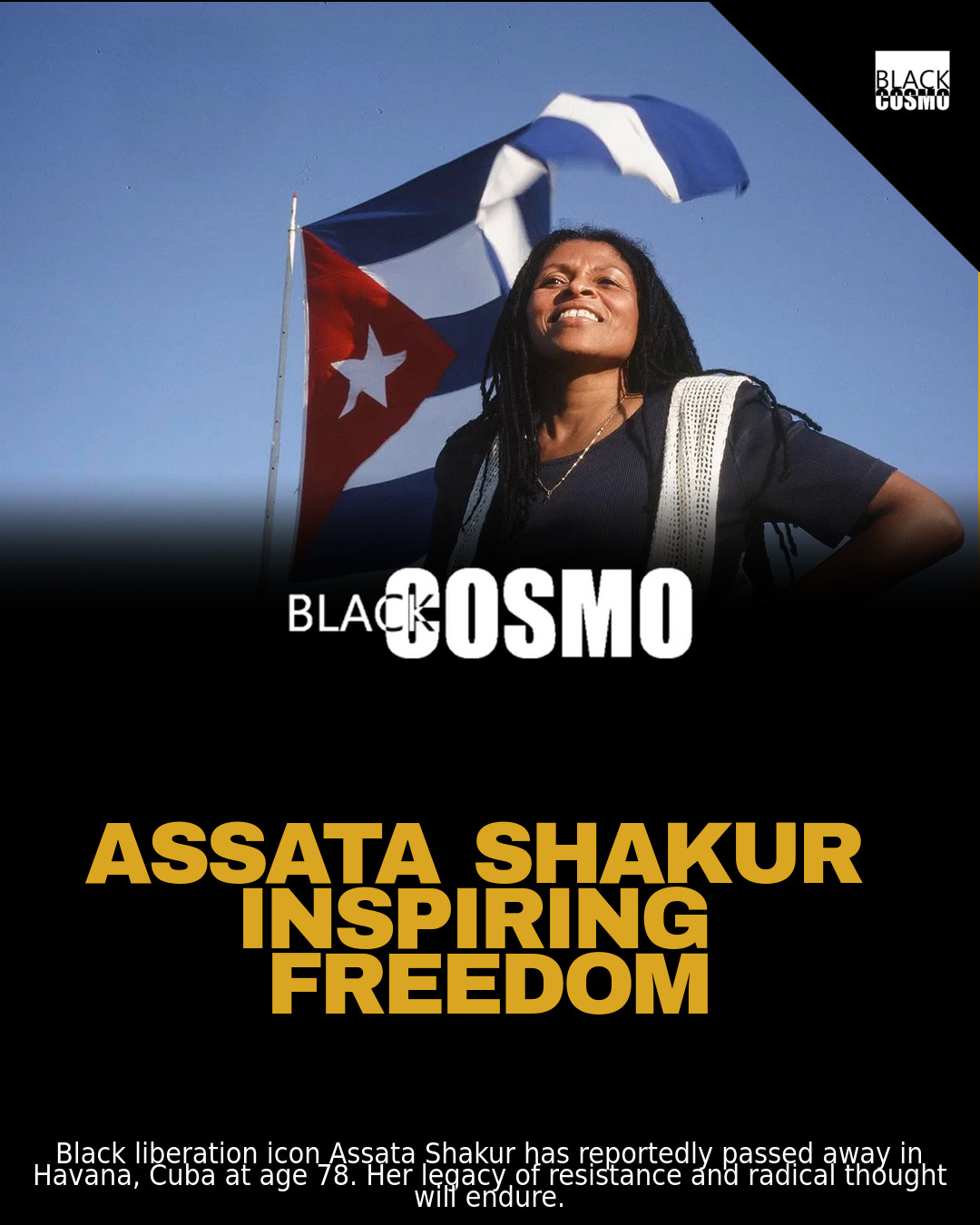 Breaking News: ASSATA SHAKUR TRANSITIONS AT 78 Breaking News: ASSATA SHAKUR TRANSITIONS AT 78