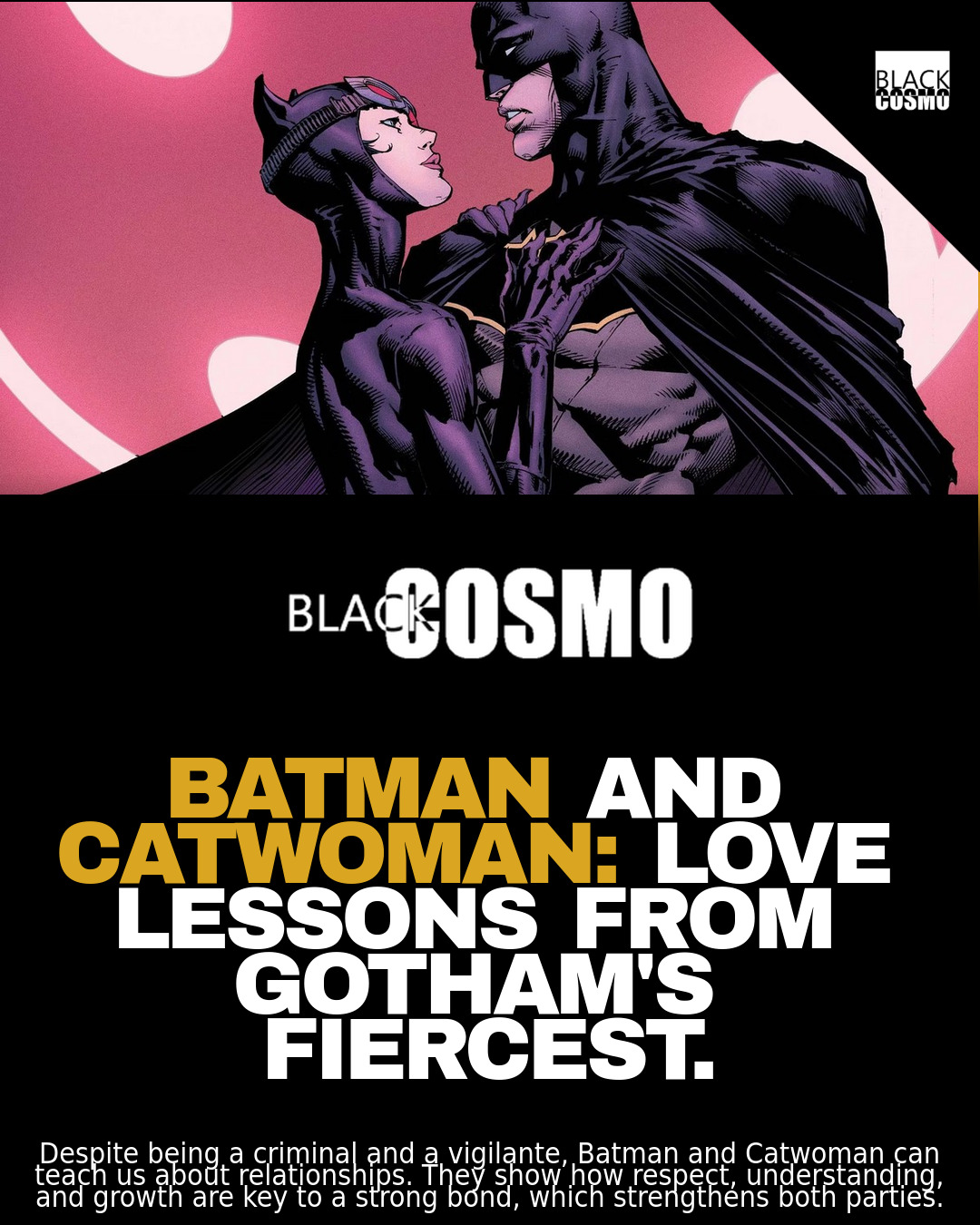 Catwoman & Batman: 5 Love Lessons from Selina & Bruce Catwoman & Batman: 5 Love Lessons from Selina & Bruce