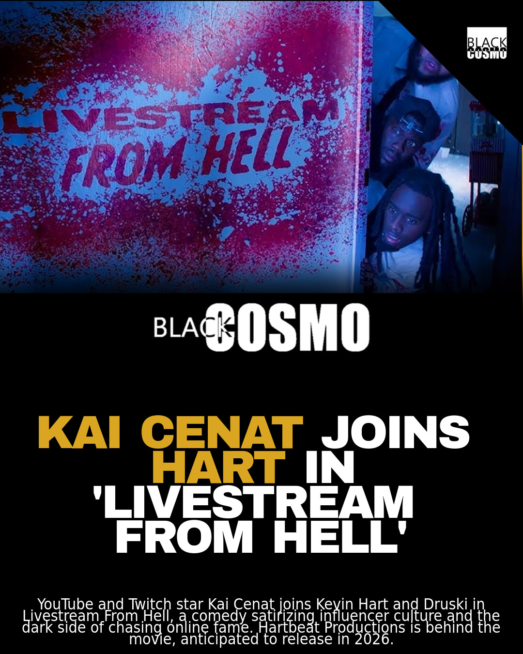 Livestream From Hell: Kai Cenat, Kevin Hart, Druski Star Livestream From Hell: Kai Cenat, Kevin Hart, Druski Star