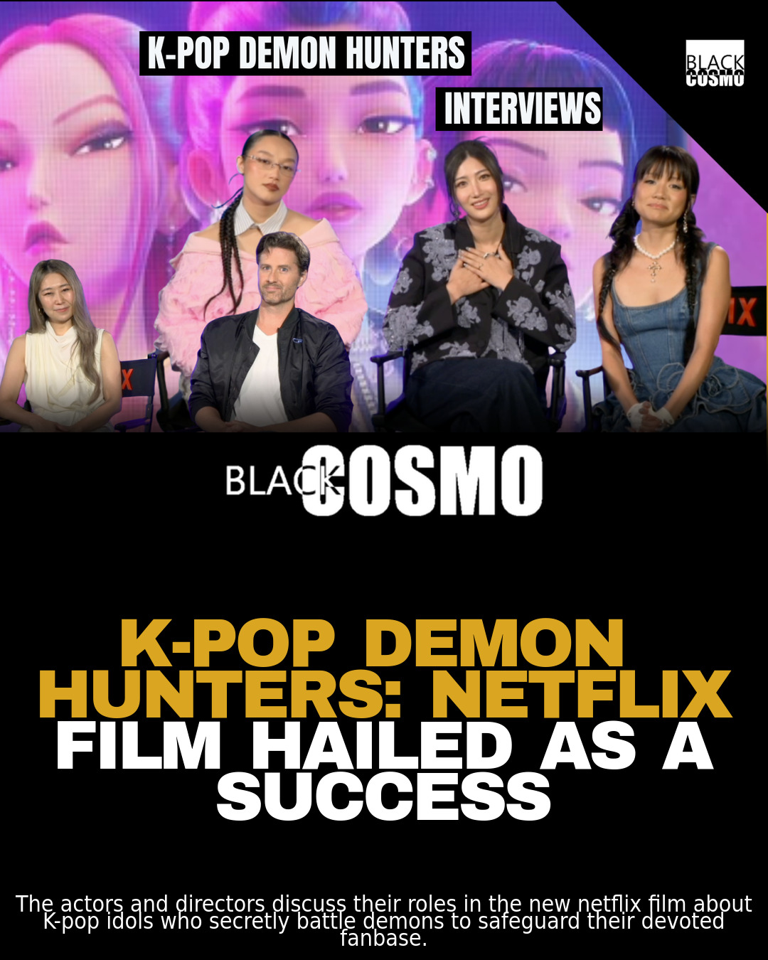 K-Pop Demon Hunters Cast & Crew | BlkCosmo Blerds K-Pop Demon Hunters Cast & Crew | BlkCosmo Blerds