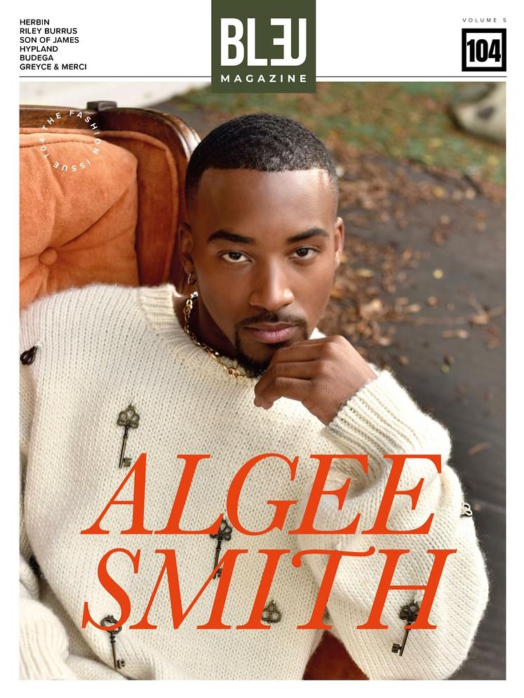 Algee Smith Dazzles on BLEU Magazine This October Algee Smith Dazzles on BLEU Magazine This October