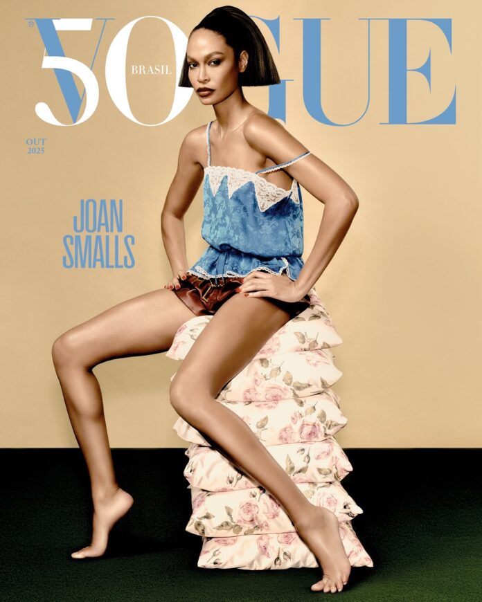 Joan Smalls STUNS on Vogue Brasil October Cover! Joan Smalls STUNS on Vogue Brasil October Cover!