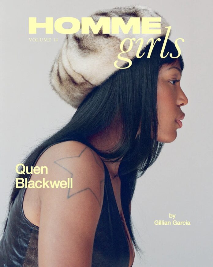 Quen Blackwell SHINES on HommeGirls October Cover! Quen Blackwell SHINES on HommeGirls October Cover!