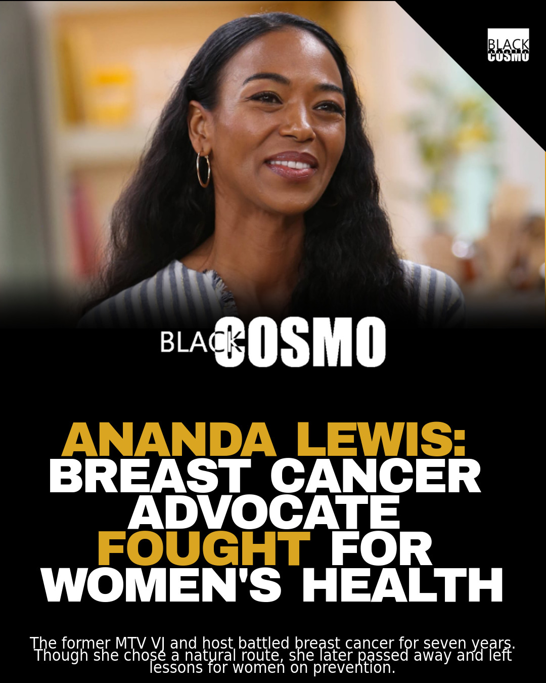 Ananda Lewis’ Breast Cancer Fight: Lessons & Awareness | BGN Ananda Lewis’ Breast Cancer Fight: Lessons & Awareness | BGN