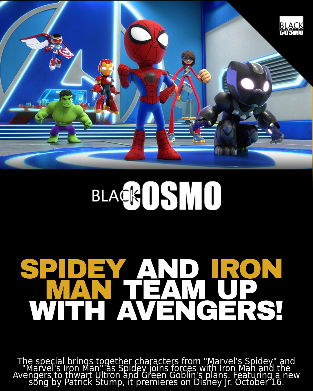 Spidey & Iron Man Team Up! Disney Jr. Avengers Special Spidey & Iron Man Team Up! Disney Jr. Avengers Special