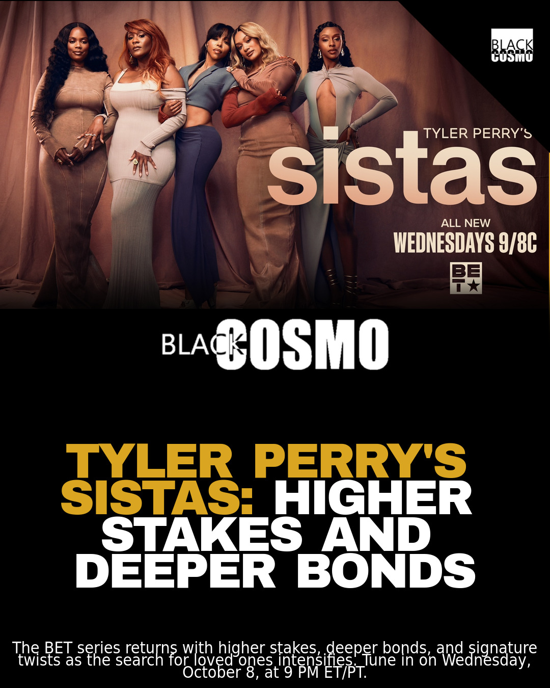 Sistas Season 9: Stakes and Sisterhood | BlkCosmo Blerds Sistas Season 9: Stakes and Sisterhood | BlkCosmo Blerds