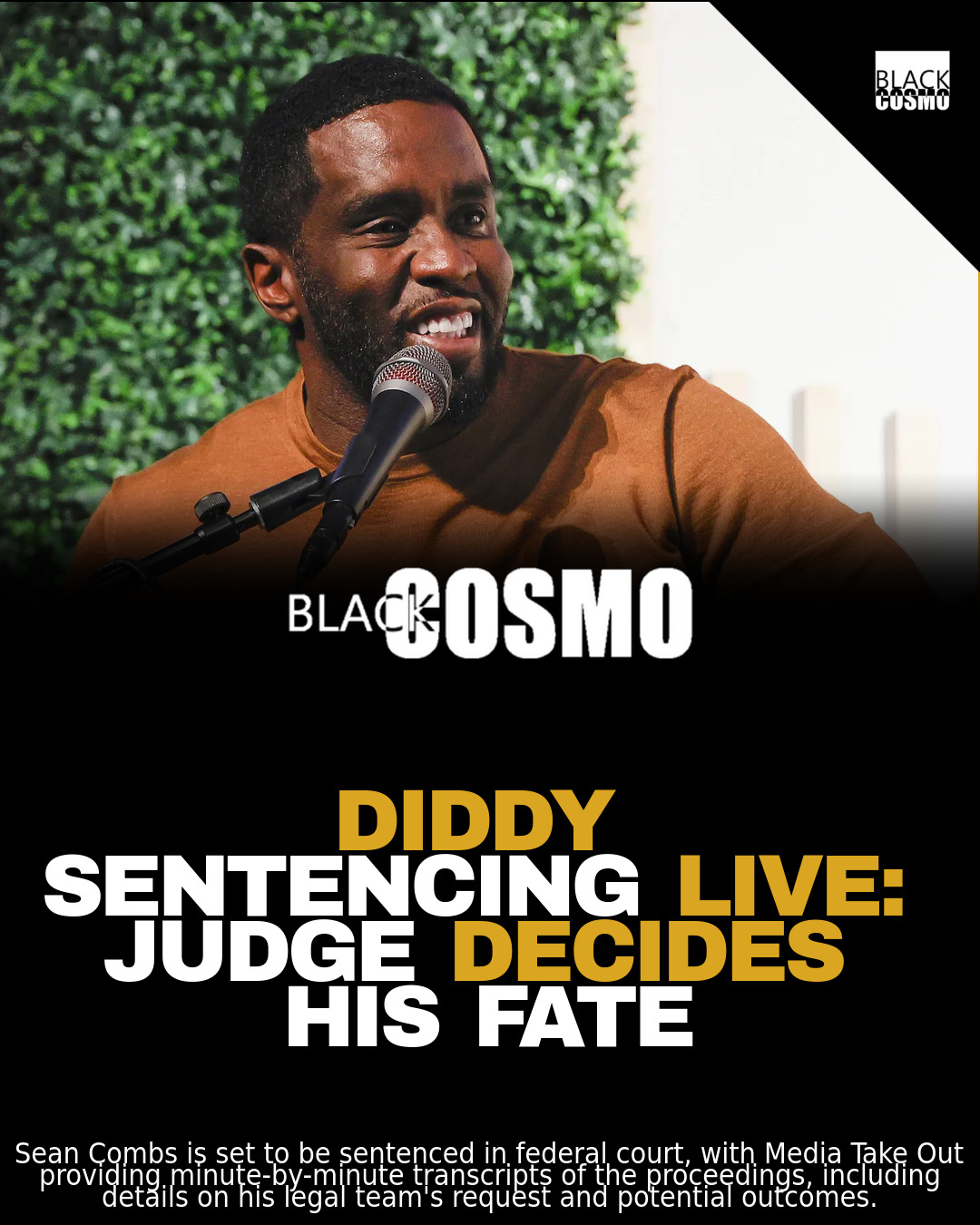 Diddy Sentencing: LIVE Transcripts & Updates Diddy Sentencing: LIVE Transcripts & Updates