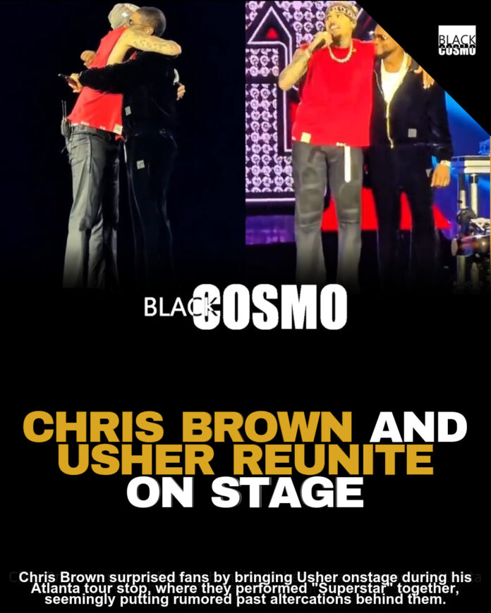 Chris Brown & Usher Reunite Onstage at Breezy Bowl XX Chris Brown & Usher Reunite Onstage at Breezy Bowl XX