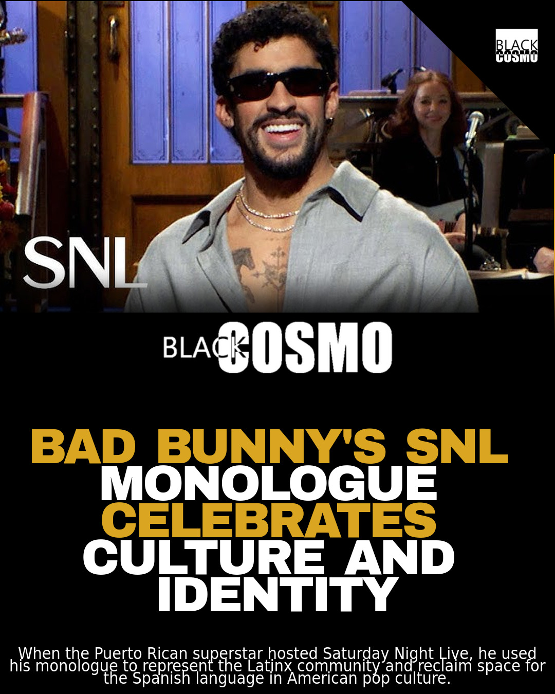 Bad Bunny’s Spanish SNL Monologue: Why It Matters | BGN Bad Bunny’s Spanish SNL Monologue: Why It Matters | BGN