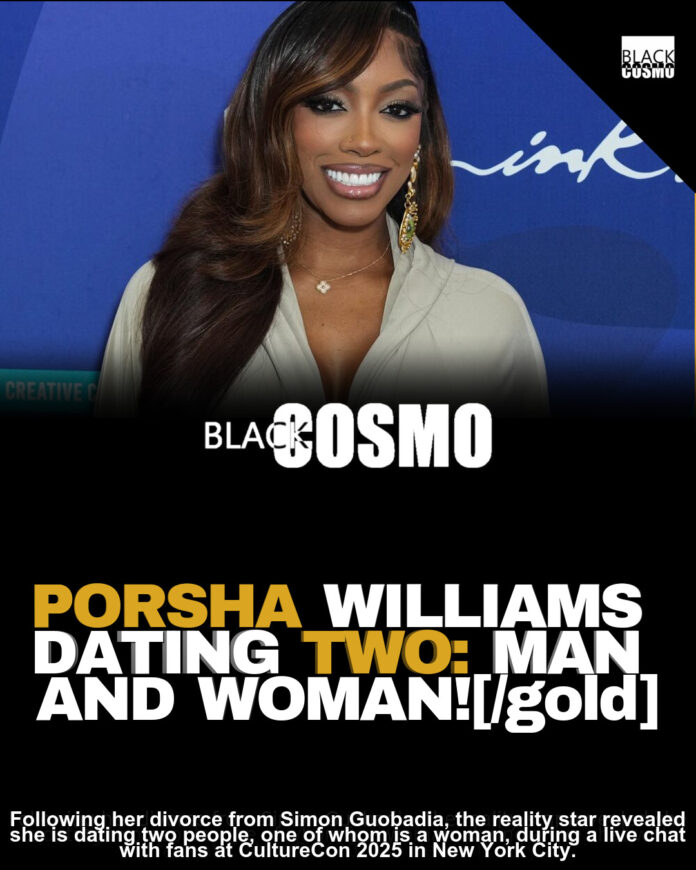 Porsha Williams: Dating Two People, Including a Woman! Porsha Williams: Dating Two People, Including a Woman!