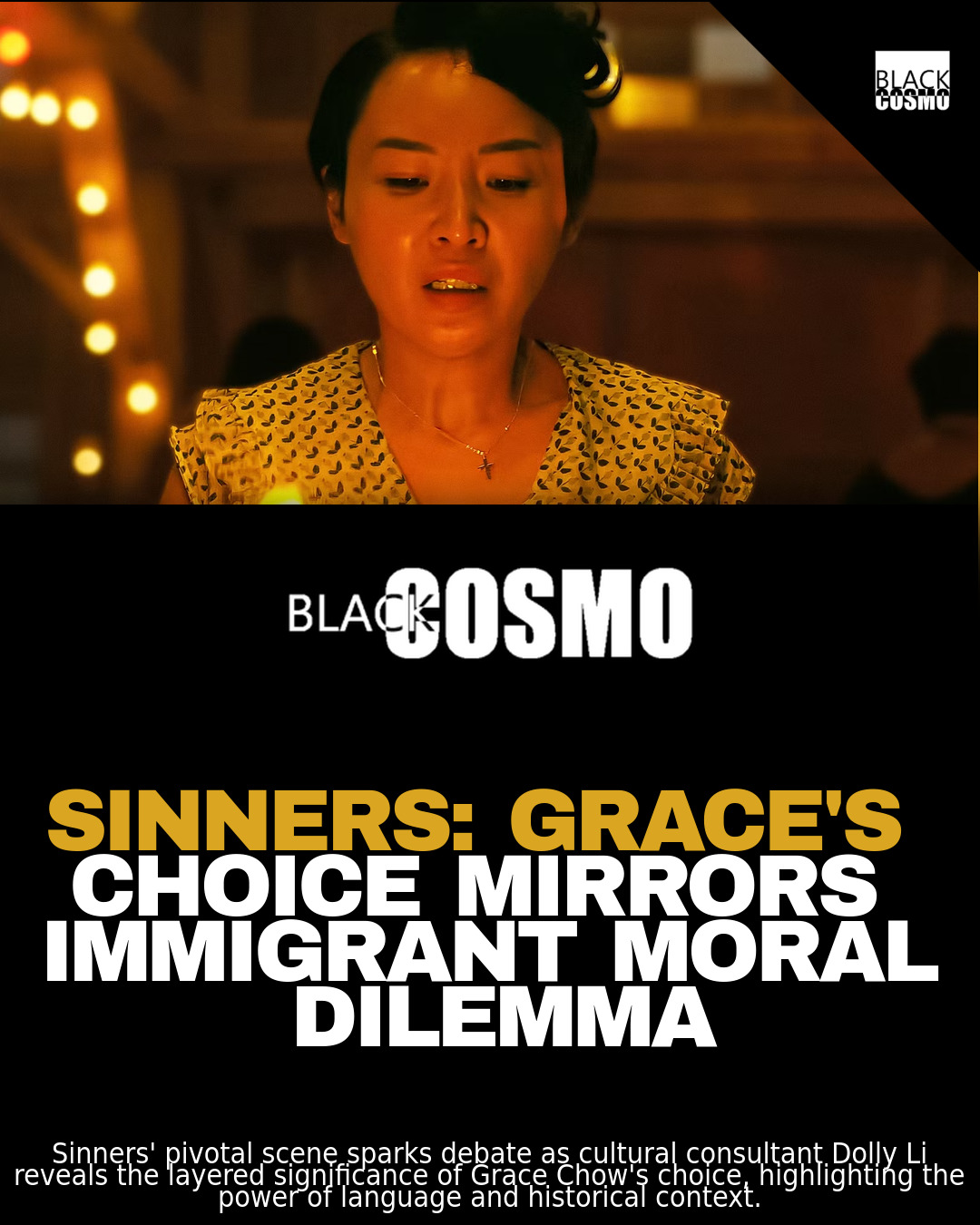 Sinners: Decoding the Chinese History Behind That Scene Sinners: Decoding the Chinese History Behind That Scene