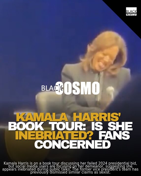 Kamala Harris: Book Tour Controversy Sparks Accusations – BlkCosmo Cover