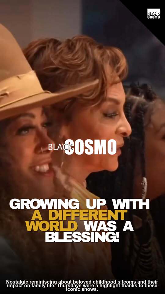 A DIFFERENT WORLD WAS A BLESSING! A DIFFERENT WORLD WAS A BLESSING!