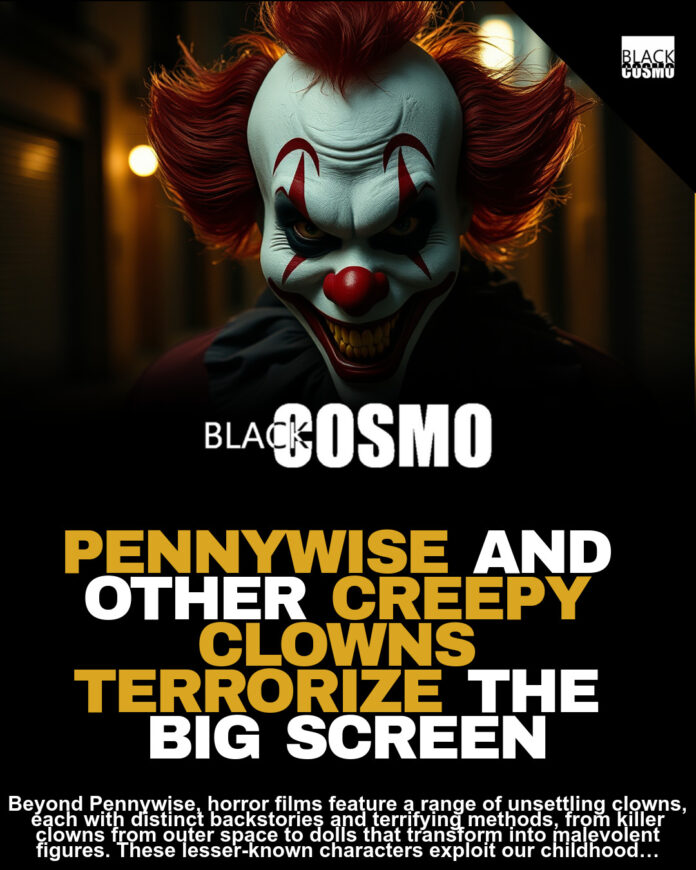 Scariest Horror Movie Clowns: BlkCosmo Blerds Scariest Horror Movie Clowns: BlkCosmo Blerds
