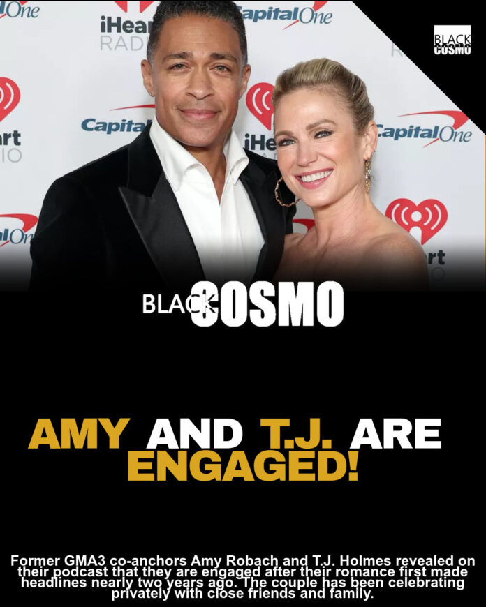 Amy Robach & T.J. Holmes Announce Engagement! Amy Robach & T.J. Holmes Announce Engagement!