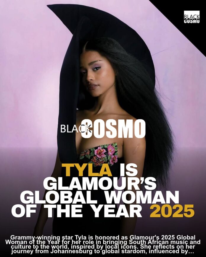 Tyla: Glamour’s Global Woman 2025 – BlkCosmo Cover