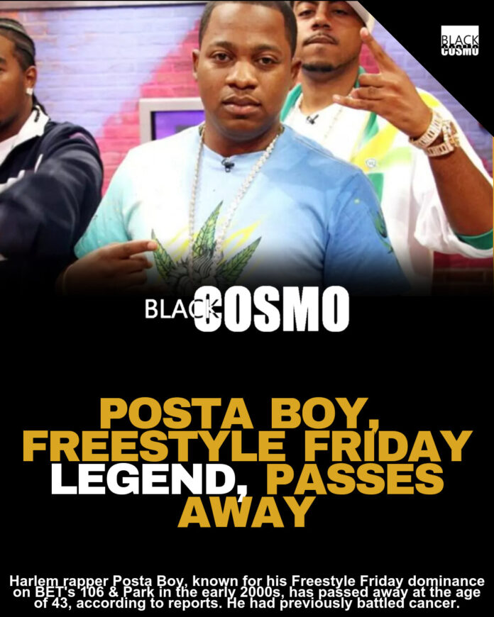 Posta Boy Dead at 43: Freestyle Friday Legend Dies Posta Boy Dead at 43: Freestyle Friday Legend Dies