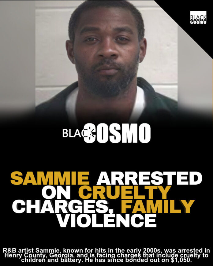 Sammie Arrested: R&B Star Faces Child Cruelty Charges Sammie Arrested: R&B Star Faces Child Cruelty Charges