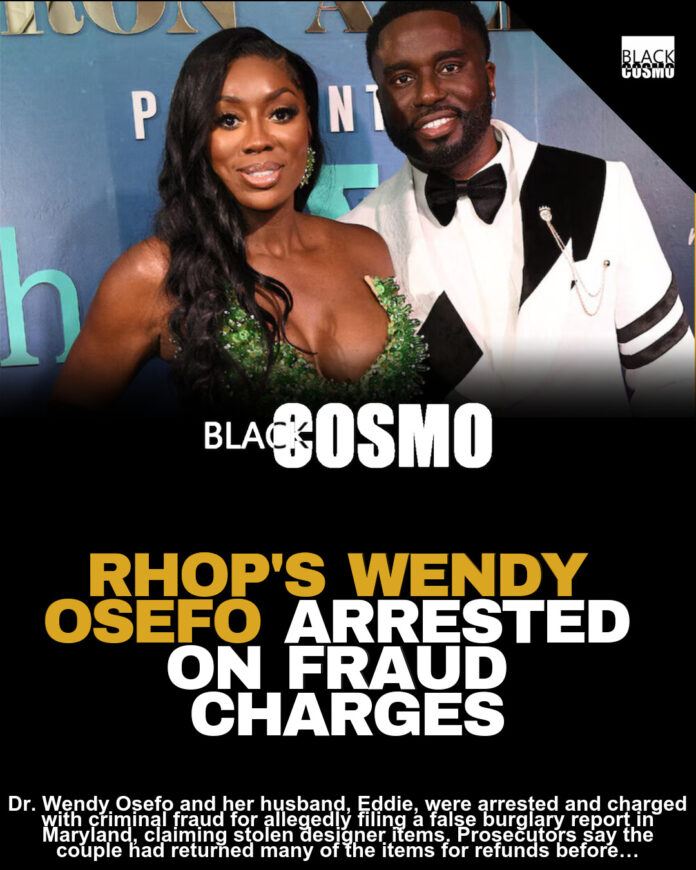 Dr. Wendy Osefo & Husband Face Fraud Charges: RHOP Star Dr. Wendy Osefo & Husband Face Fraud Charges: RHOP Star