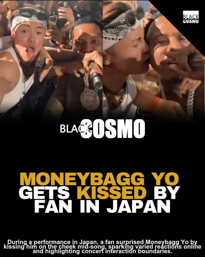 Moneybagg Yo Gets Kissed at Force Festival Japan Moneybagg Yo Gets Kissed at Force Festival Japan