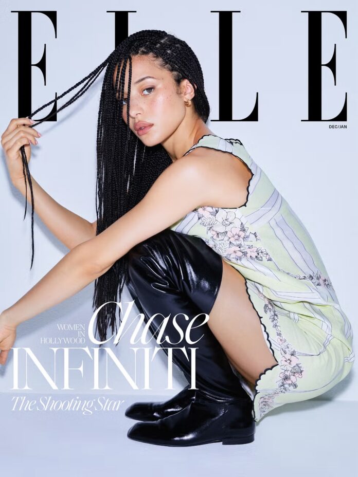 Chase Infiniti Shines on ELLE USA November Cover, Styled by Coree Moreno Chase Infiniti Shines on ELLE USA November Cover, Styled by Coree Moreno