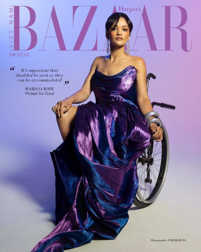 Marissa Bode Breaks Barriers on Bazaar VN Cover Marissa Bode breaks barriers as Harper’s Bazaar Vietnam’s disabled cover star.