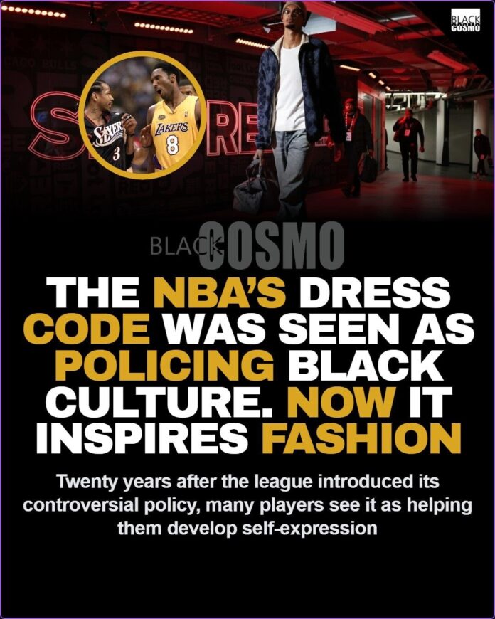 NBA Banned Baggy Jeans 20 Yrs Ago! 20 years ago, the NBA tried to clean up its image by banning the baggy jeans, ch