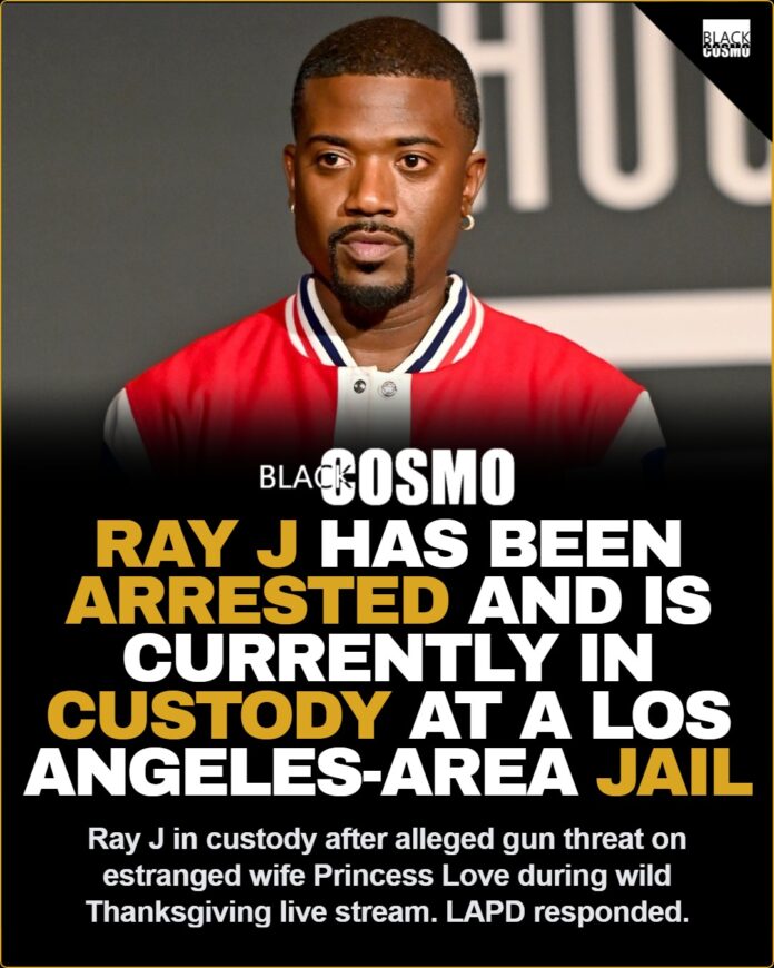 Ray J Busted on Thanksgiving in Porter! Ray J was taken into custody early Thanksgiving morning (Nov 27, 2025) in Porter