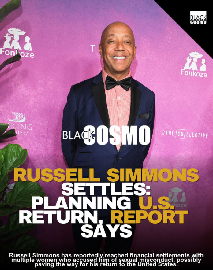Russell Simmons Returns to US After Lawsuit Settlements Russell Simmons Returns to US After Lawsuit Settlements