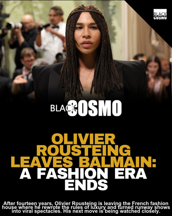 Olivier Rousteing Leaves Balmain: A 14-Year Legacy Olivier Rousteing Leaves Balmain: A 14-Year Legacy