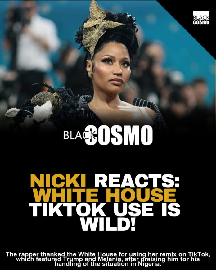 Nicki Minaj: White House TikTok Feature Is “Incredible” Nicki Minaj: White House TikTok Feature Is “Incredible”
