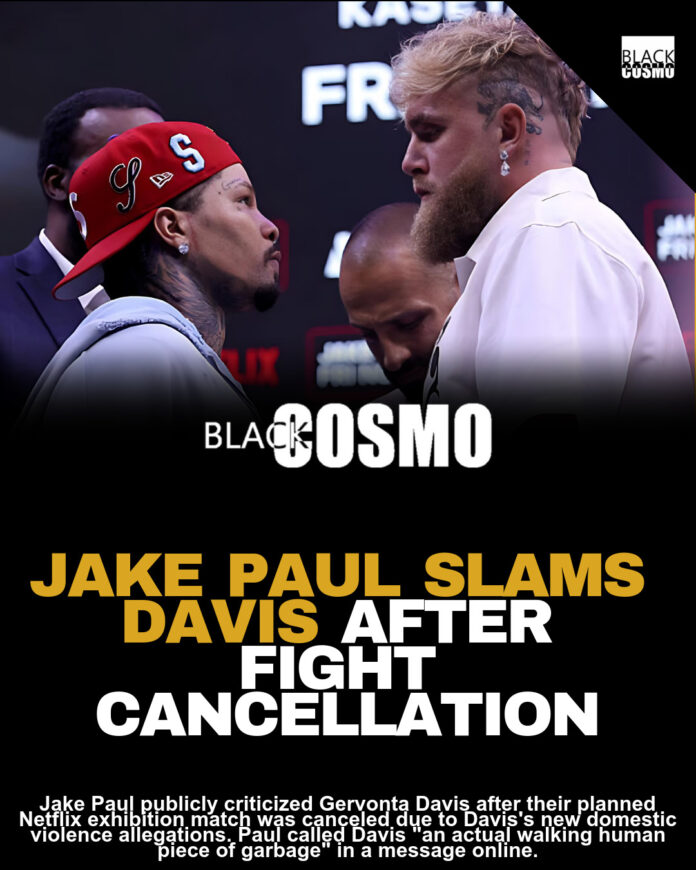 Jake Paul on Gervonta Davis Fight Cancellation Jake Paul on Gervonta Davis Fight Cancellation