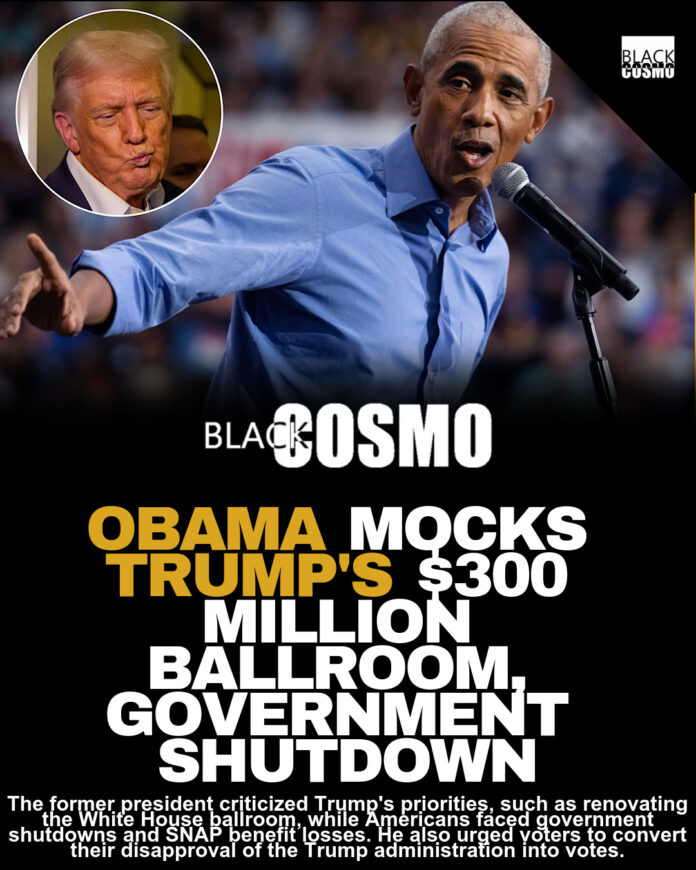 Obama Mocks Trump’s $300M White House Ballroom Renovation Obama Mocks Trump’s $300M White House Ballroom Renovation