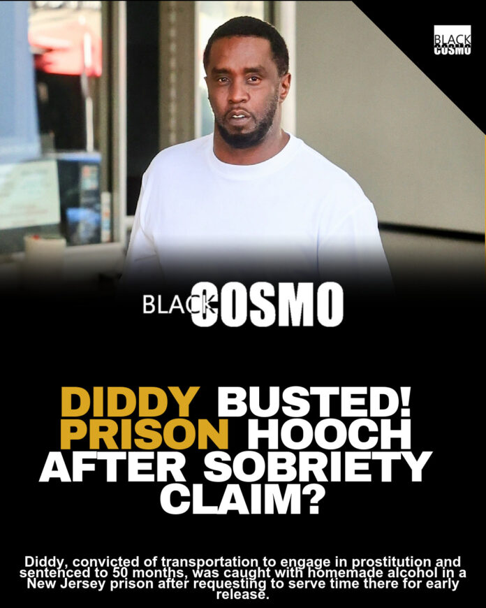 Diddy: Homemade Hooch Bust in Prison After Rehab Plea Diddy: Homemade Hooch Bust in Prison After Rehab Plea