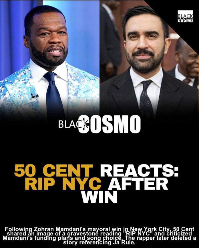 50 Cent: “New York Is Over” After Mamdani Election 50 Cent: “New York Is Over” After Mamdani Election