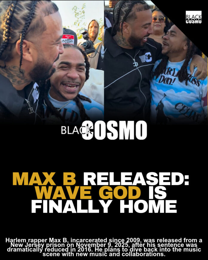 Max B Released! Harlem Rapper Home From Prison Max B Released! Harlem Rapper Home From Prison