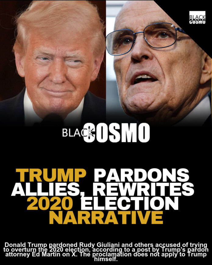 Trump Pardons Giuliani: 2020 Election Overturn Bid Trump Pardons Giuliani: 2020 Election Overturn Bid