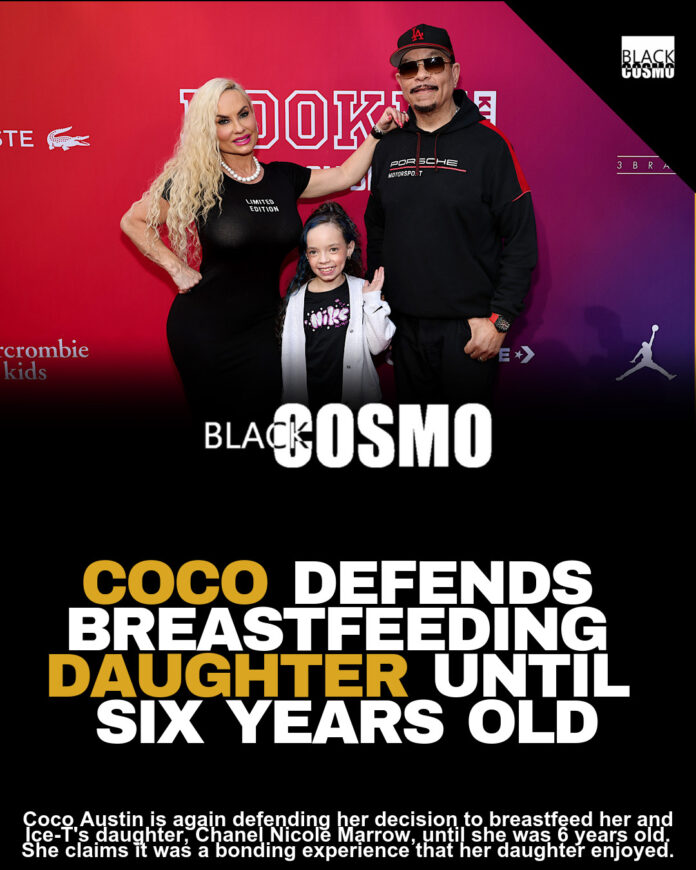 Coco Austin Breastfeeding: Defends Nursing Daughter, 6 Coco Austin Breastfeeding: Defends Nursing Daughter, 6