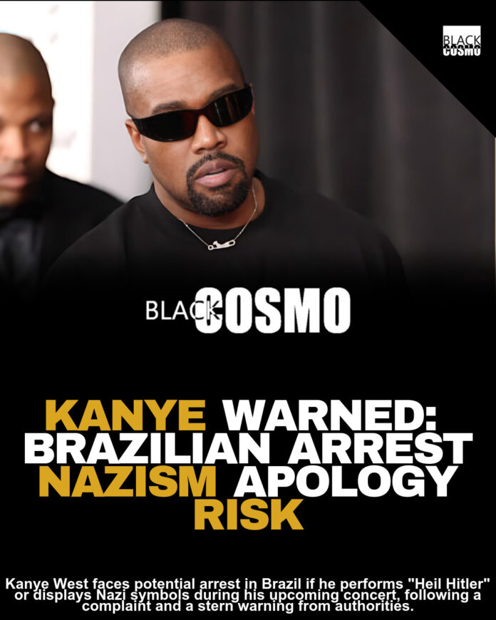 Kanye West: “Heil Hitler” Song Could Lead to Brazil Arrest Kanye West: “Heil Hitler” Song Could Lead to Brazil Arrest