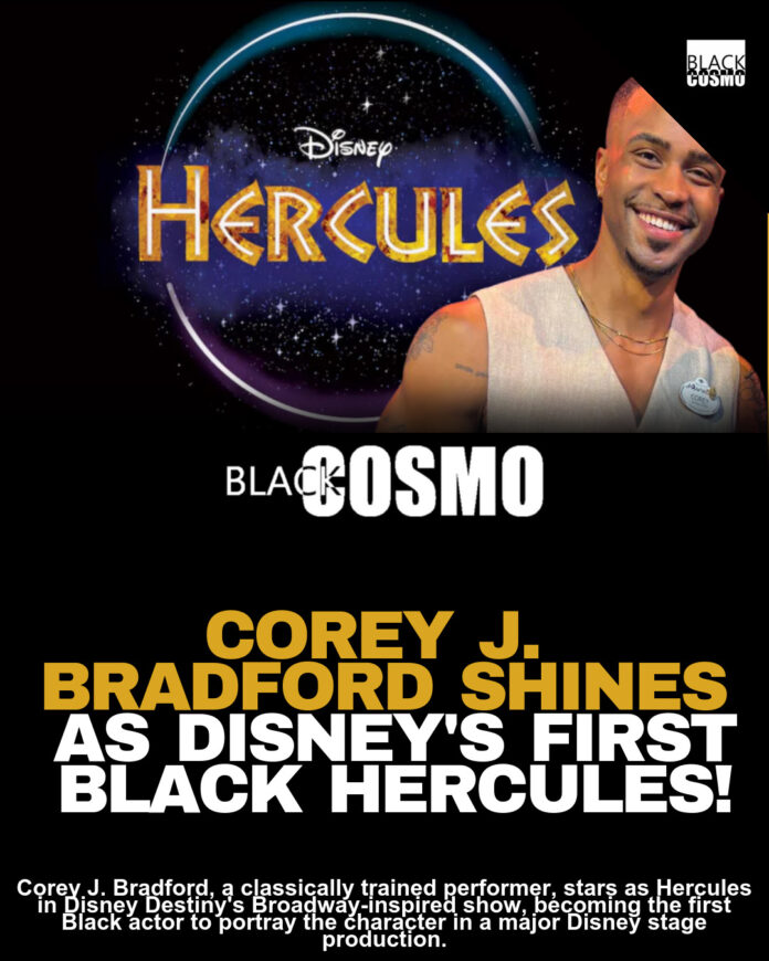 Corey Bradford: Hero at Sea in Disney’s Hercules | BlkCosmo Blerds Corey Bradford: Hero at Sea in Disney’s Hercules | BlkCosmo Blerds