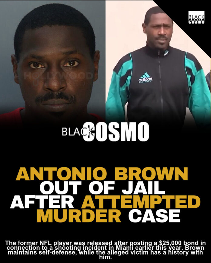 Antonio Brown Released on Bond in Miami Murder Case Antonio Brown Released on Bond in Miami Murder Case