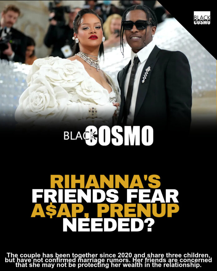 Rihanna & A$AP Rocky: Friends Worry About Prenup Refusal Rihanna & A$AP Rocky: Friends Worry About Prenup Refusal