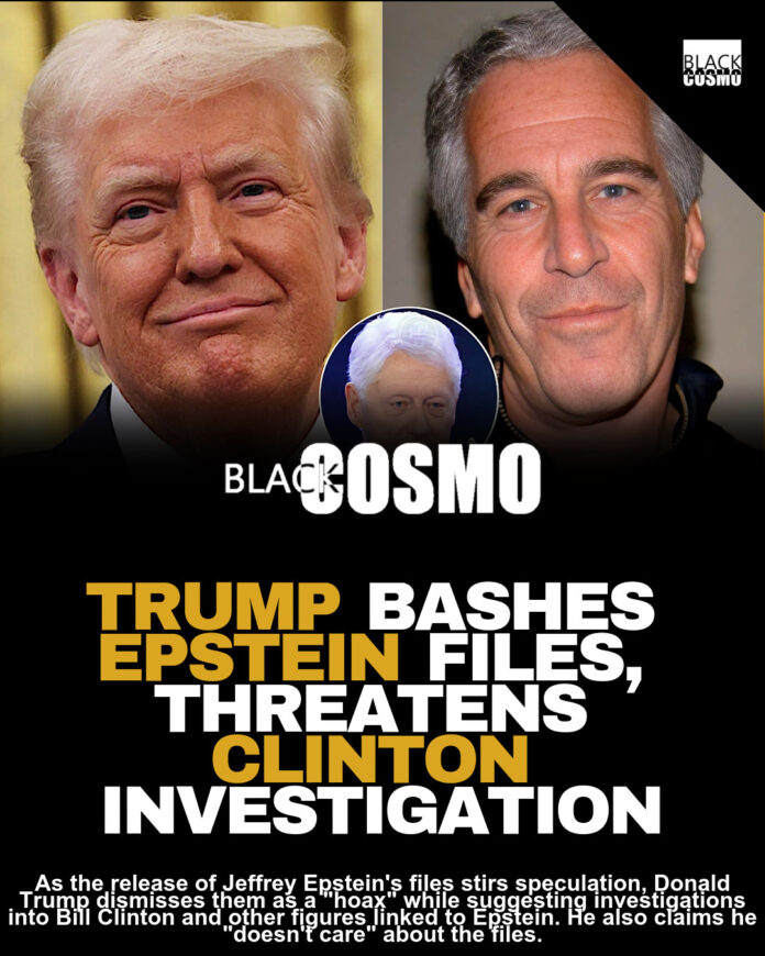 Trump on Epstein Files: DOJ Threat for Clinton? Trump on Epstein Files: DOJ Threat for Clinton?