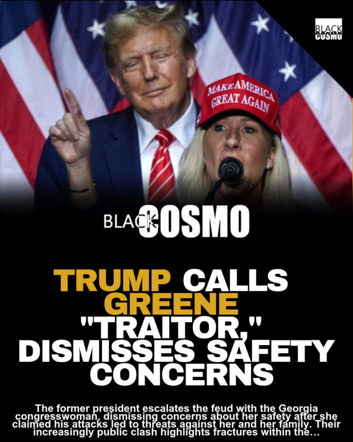 Trump Dismisses Threat to Marjorie Greene’s Safety Trump Dismisses Threat to Marjorie Greene’s Safety