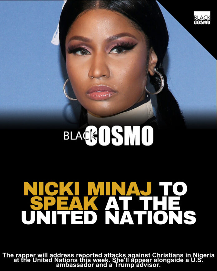 Nicki Minaj Addresses UN on Nigeria Christian Violence Nicki Minaj Addresses UN on Nigeria Christian Violence