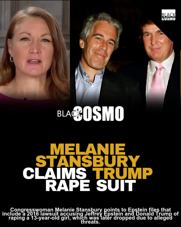 New Mexico Congresswoman Melanie Stansbury Claims The Epstein Files Include Mention Of Lawsuit Accusing Donald Trump & Jeffrey Epstein Of Raping A 13-Year-Old Girl New Mexico Congresswoman Melanie Stansbury Claims The Epstein Files Include Mention Of Lawsuit Accusing Donald Trump & Jeffrey Epstein Of Raping A 13-Year-Old Girl