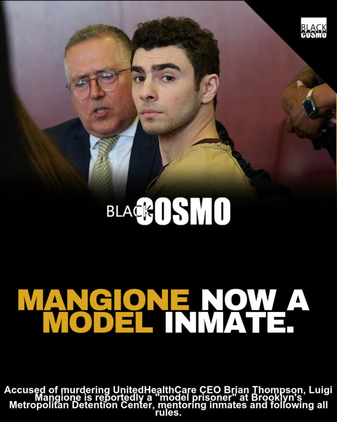 Luigi Mangione Called “Model Prisoner” as He Mentors Inmates at Brooklyn Detention Cente Luigi Mangione Called “Model Prisoner” as He Mentors Inmates at Brooklyn Detention Cente