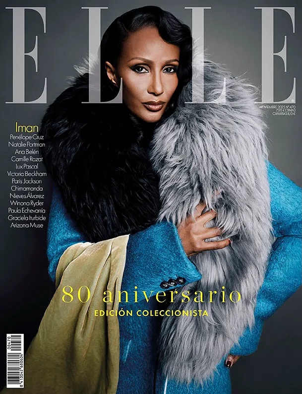 Iman on Elle Spain October: Supermodel Icon Slays Cover in Stunning Transformation Iman on Elle Spain October: Supermodel Icon Slays Cover in Stunning Transformation