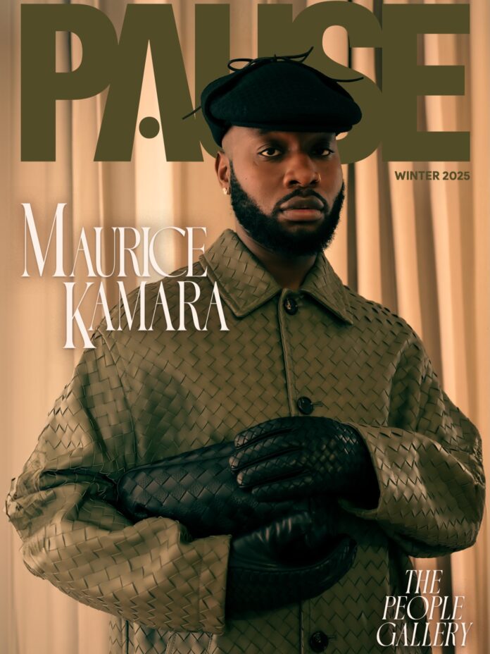 Maurice Kamara on Pause Magazine February 2026 Cover Slay Maurice Kamara on Pause Magazine February 2026 Cover Slay